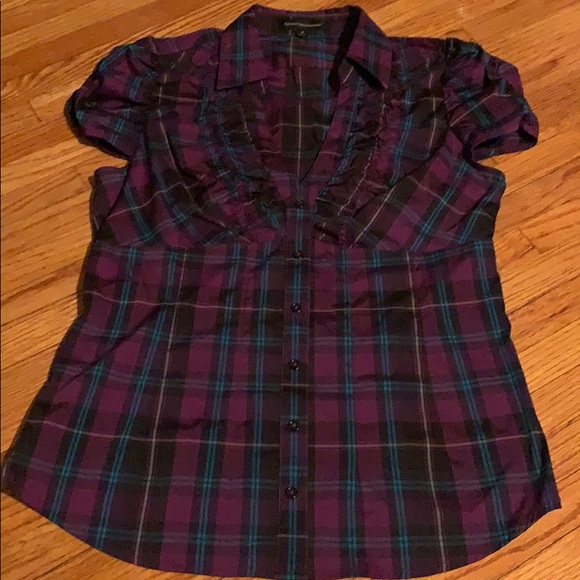Plaid blouse - Picture 2 of 9